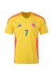 Colombia Luis Diaz #7 Fotballdrakt Hjemme Klær Copa America 2024 Korte ermer